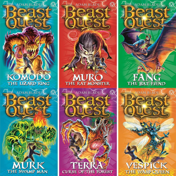 Beast Quest Series 6-10 Collection 30 Books Set by Adam Blade - The Book Bundle