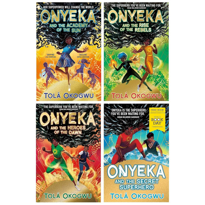 Onyeka Series 4 Books Collection Set (Onyeka and the Academy of the Sun) - The Book Bundle