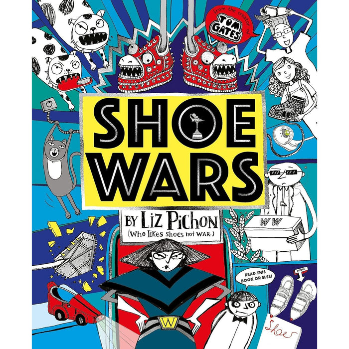 Liz Pichon Collection 4 Books Set (Meet the Mubbles, You Can Draw, Shoe Wars and Tom Gates The Music Book) - The Book Bundle