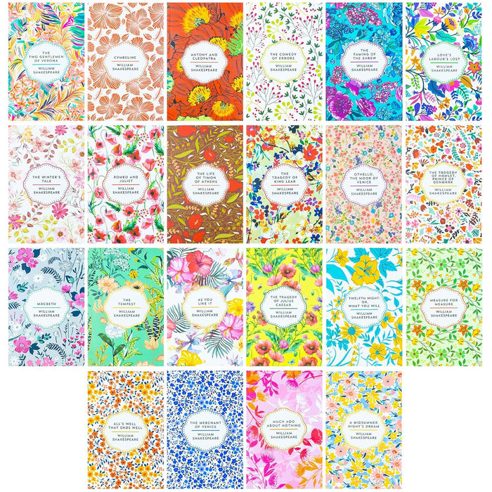 William Shakespeare The Complete Collection 22 Books Set(The Two Gentlemen of Verona) - The Book Bundle