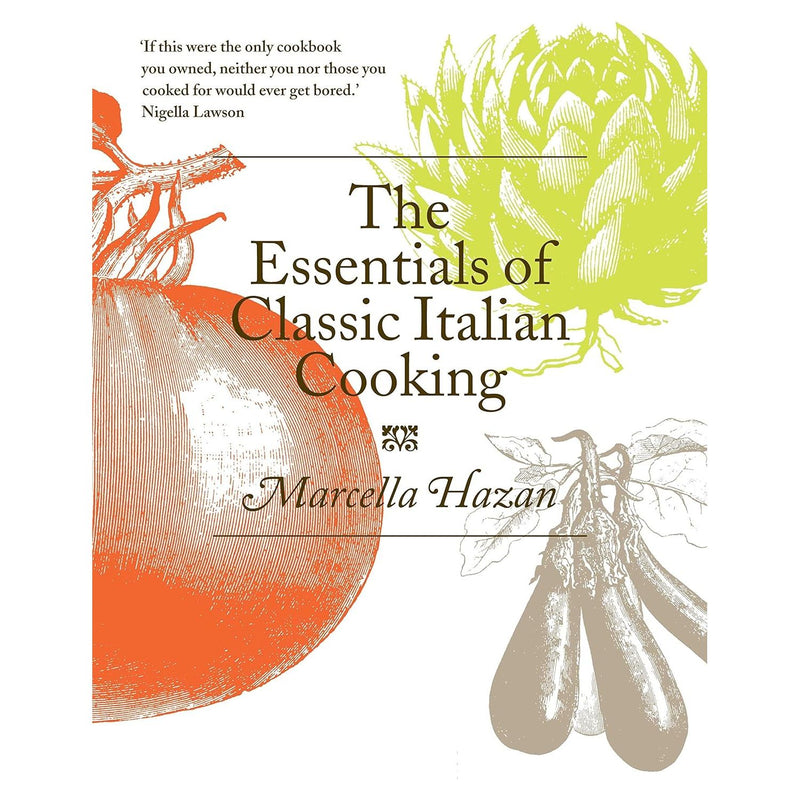 The Essentials of Classic Italian Cooking Hardcover & Nom Nom Italy In 5 Ingredients 2 Books Set - The Book Bundle