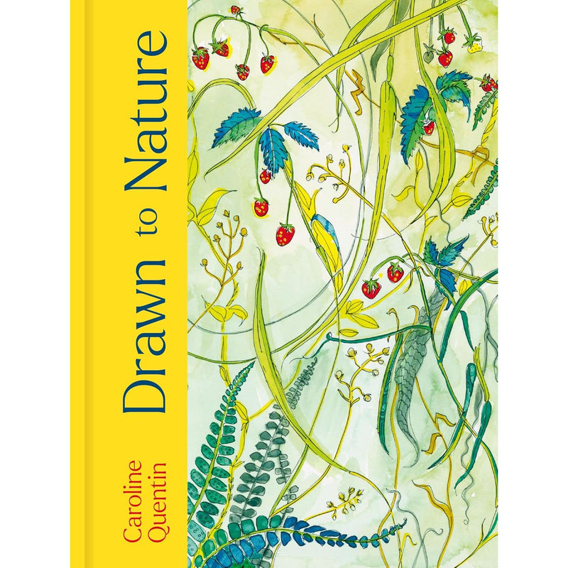 Drawn to Nature and Drawn to the Garden book set by Caroline Quentin, hardcover non-fiction collection with garden and nature themes.