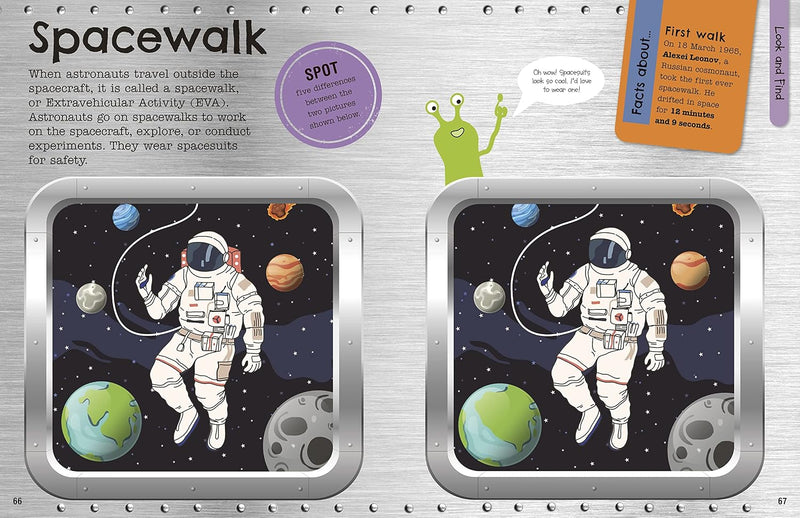 The Fact-Packed Activity Book: Space - 50+ Activities and Puzzles - Fiction - Paperback