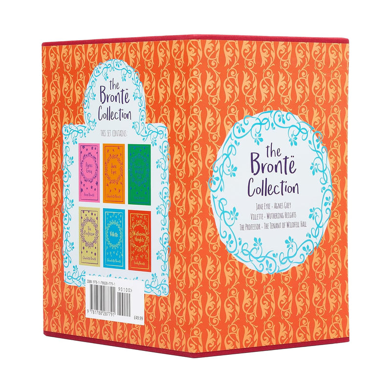 Set of six hardback books from the Bronte Classics collection, including Jane Eyre and related works by Anne Bronte.