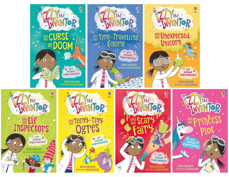 Izzy The Inventor 7 Books Collection Set By Zanna Davidson - Early Readers Fiction - Paperback