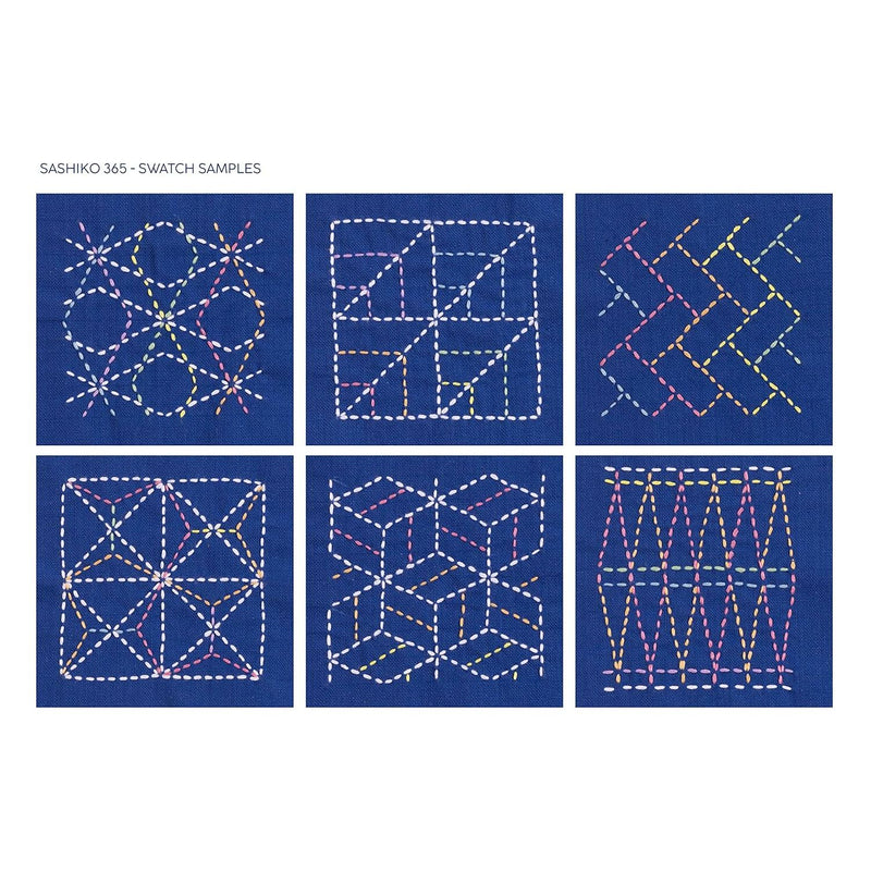 Sashiko 365: Stitch a new sashiko pattern every day of the year - The Book Bundle