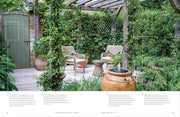 Hardcover book titled "How To Design A Garden" by Pollyanna Wilkinson, featuring garden design and maintenance tips.