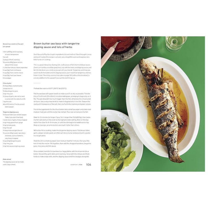 Hardcover of Mezcla: Recipes to Excite by Ixta Belfrage, featuring vibrant dish images from the Ten Speed Press cookbook.