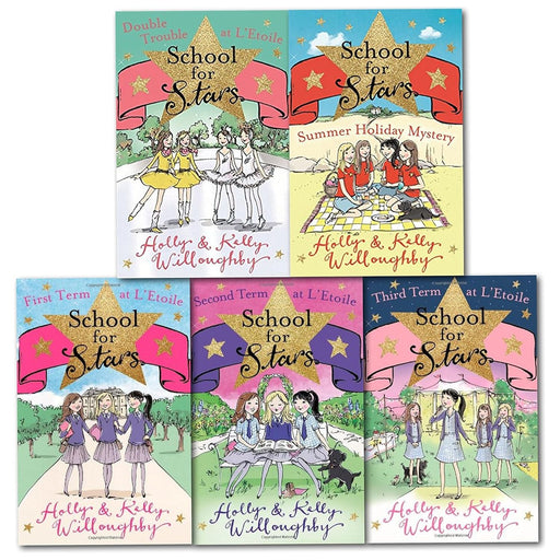 Schools for Stars Collection 5 Books Set (First Term at L Etoile, Second Term at L'Etoile, Third Term at L Etoile, Summer Holiday Mystery, Double Trouble at L Etoile) - The Book Bundle