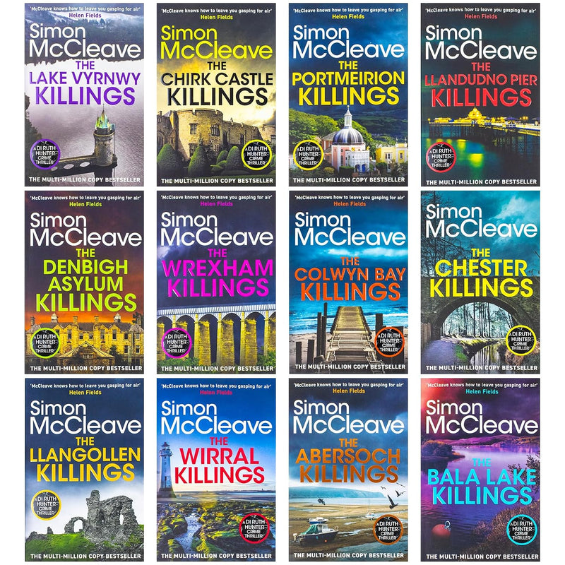 DI Ruth Hunter Series 12 Books Collection Set by Simon McCleave - Fiction - Paperback