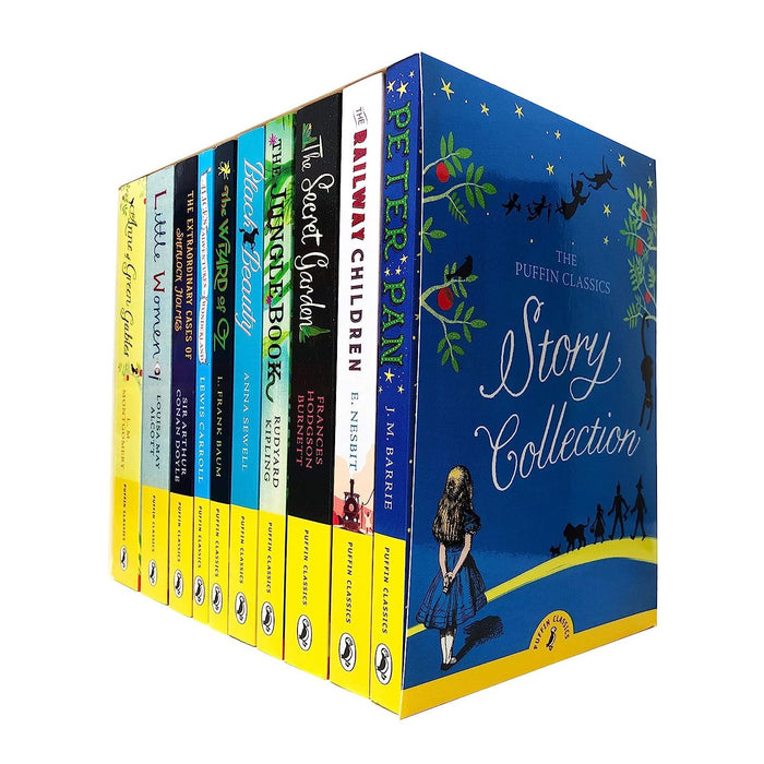 Puffin Classics Story Children's Stories 10 Books Kids Tales Collection Box Set - The Book Bundle