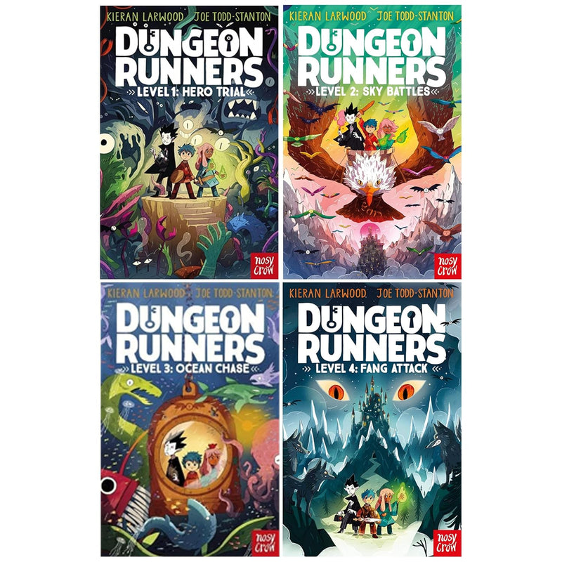 Dungeon Runners Series 4 Books Collection Set by Kieran Larwood - Fiction - Paperback
