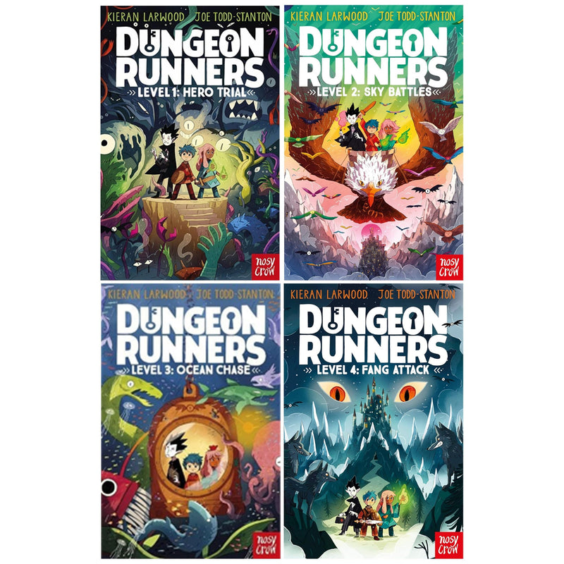 Dungeon Runners Series 4 Books Collection Set by Kieran Larwood - Fiction - Paperback
