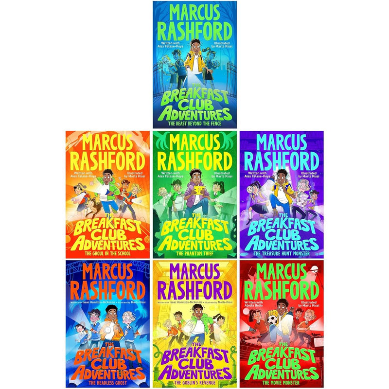 The Breakfast Club Adventures by Marcus Rashford 7 Books Collection Set - Ages 7-11