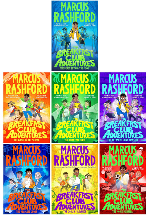 The Breakfast Club Adventures by Marcus Rashford 7 Books Collection Set - Ages 7-11 - The Book Bundle