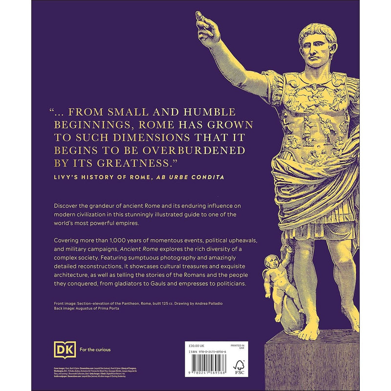 Ancient Rome: The Definitive Visual History (DK Classic History) by DK - The Book Bundle