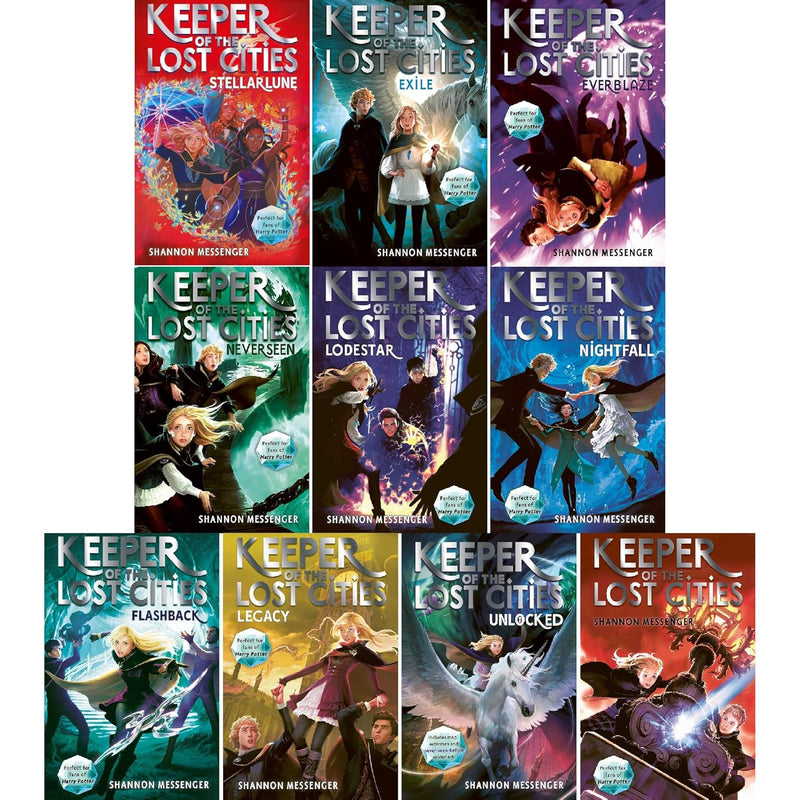 Ultimate Keeper of the Lost Cities Collection by Shannon Messenger: Keeper of the Lost Cities, Exile, Everblaze & More - The Complete Saga of Elven Magic & High-Stakes Adventure (10-Book Set) - The Book Bundle