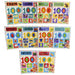 100 Words Sticker Activity Book 10-set - The Book Bundle