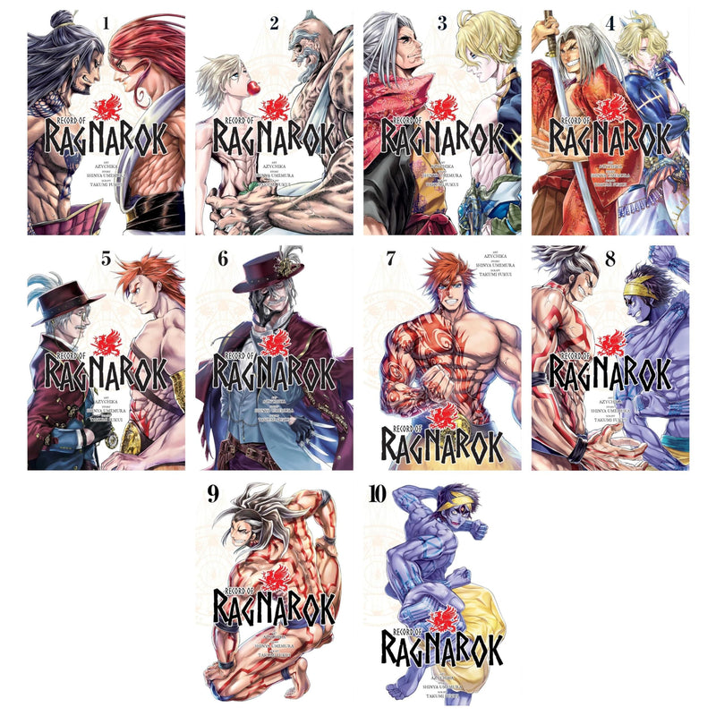 Record of Ragnarok Manga Set Vol. 1-10 by Shinya Umemura - The Book Bundle