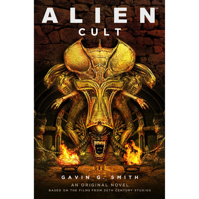 Paperback of Alien: Cult by Titan Books, featuring cover art related to the science fiction novel.