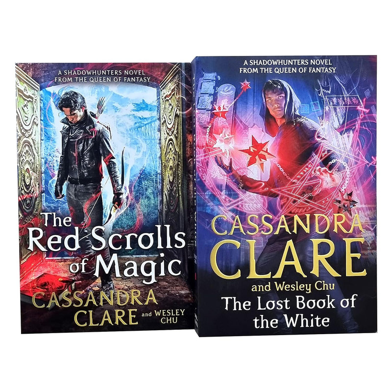 Cassandra Clare The Eldest Curses 2 Books Collection Set  (The Lost Book of the White, The Red Scrolls of Magic) - The Book Bundle