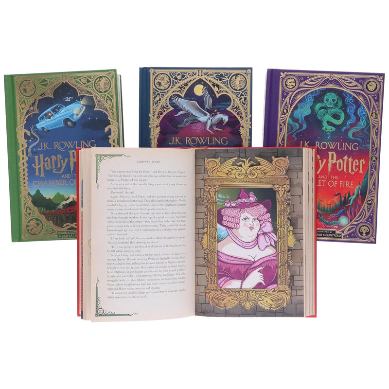 Harry Potter 4 Books Collection Set By MinaLima & Mountford - Fiction - Paperback
