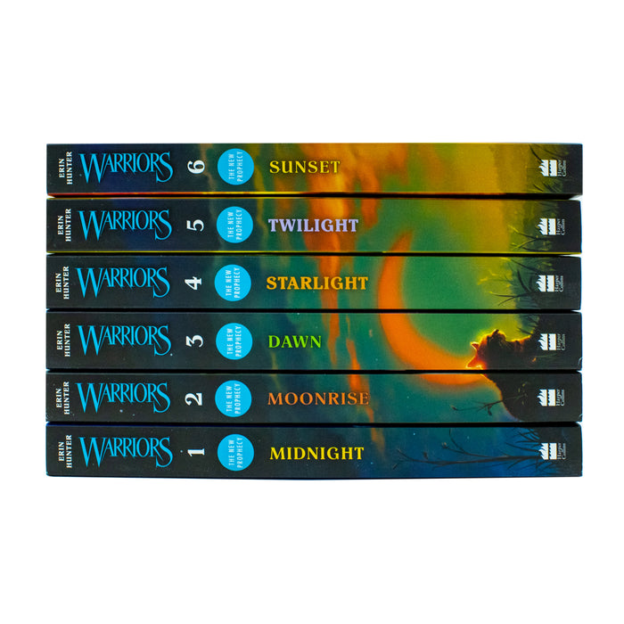 Warrior Cats by Erin Hunter: Series 2 The New Prophecy 6 Books Collection Set - The Book Bundle