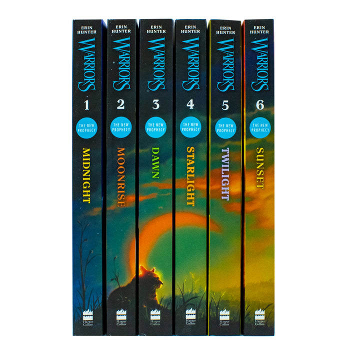 Warrior Cats by Erin Hunter: Series 2 The New Prophecy 6 Books Collection Set - The Book Bundle