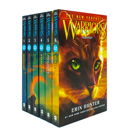 Warrior Cats by Erin Hunter: Series 2 The New Prophecy 6 Books Collection Set - The Book Bundle