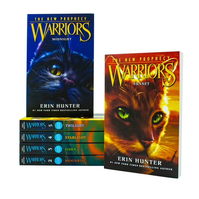 Warrior Cats by Erin Hunter: Series 2 The New Prophecy 6 Books Collection Set - The Book Bundle