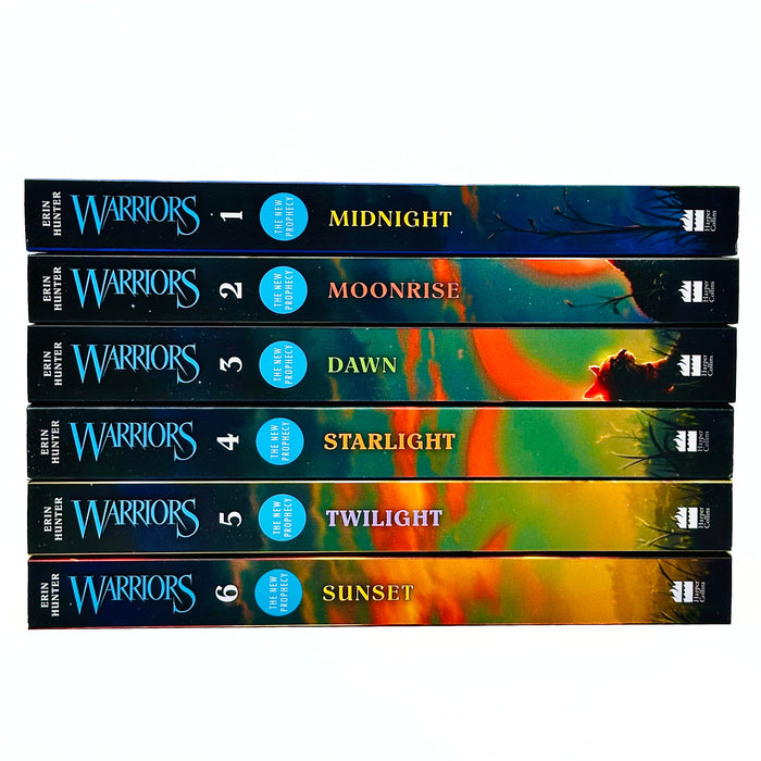 Warrior Cats by Erin Hunter: Series 2 The New Prophecy 6 Books Collection Set - The Book Bundle