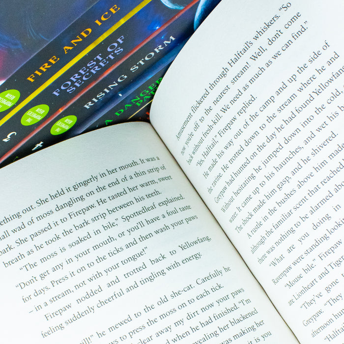 Warrior Cats Series 1: The Prophecies Begin 6 Books Collection Set By Erin Hunter - The Book Bundle