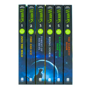Six-book set of Warrior Cats Series 1 by Erin Hunter, including Into the Wild, Fire and Ice, and Forest of Secrets, published by HarperCollins.