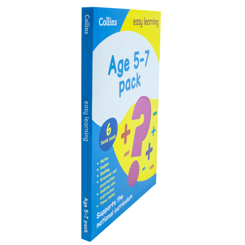 Collins Easy Learning KS1 6 Books Collection Set Ages 5-7: Ideal for home learning - The Book Bundle