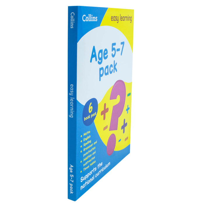 Collins Easy Learning KS1 6 Books Collection Set Ages 5-7: Ideal for home learning - The Book Bundle