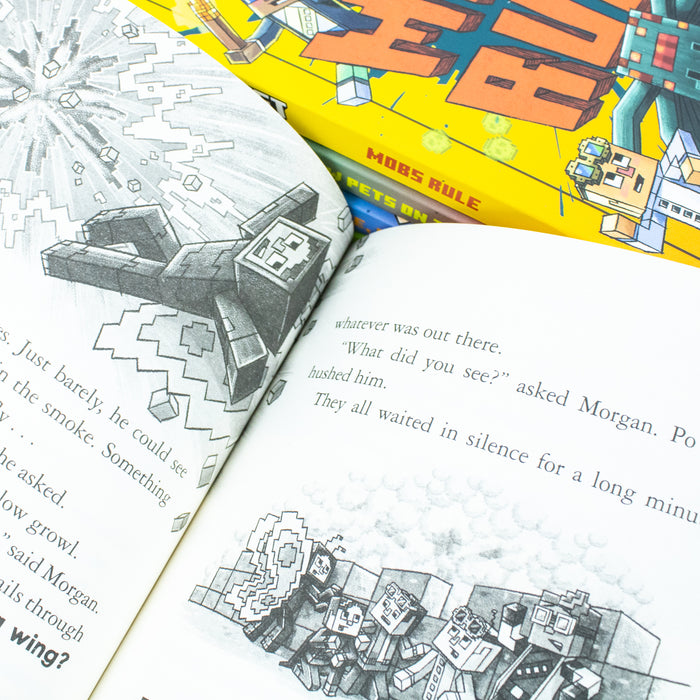 Minecraft Stonesword Saga Series 5 Books Set by Nick Eliopulos - The Book Bundle