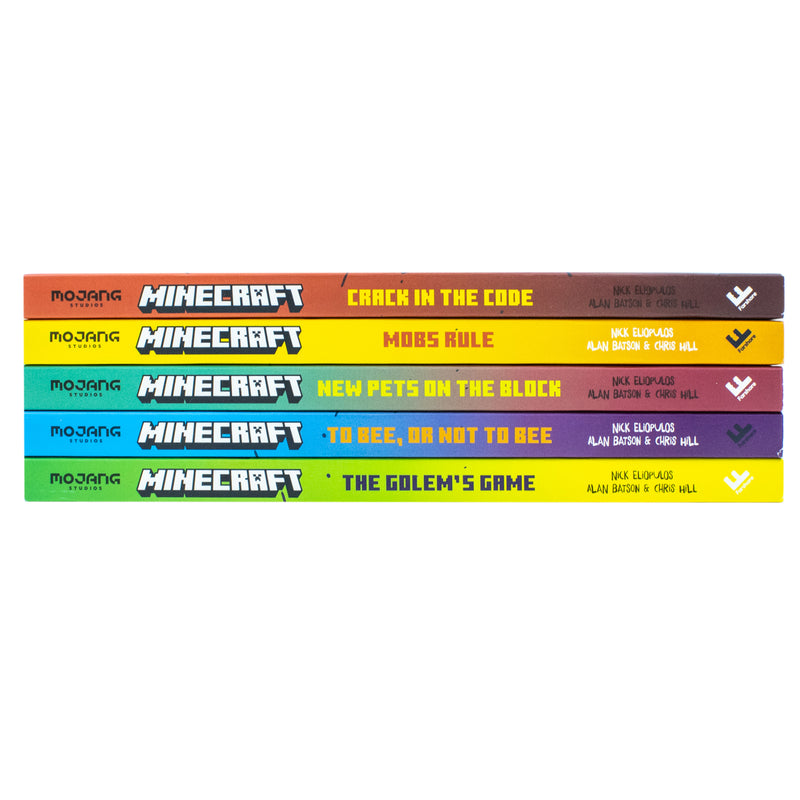 Minecraft Stonesword Saga Series 5 Books Set by Nick Eliopulos - The Book Bundle