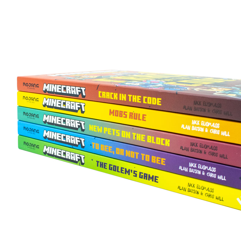 Minecraft Stonesword Saga Series 5 Books Set by Nick Eliopulos - The Book Bundle