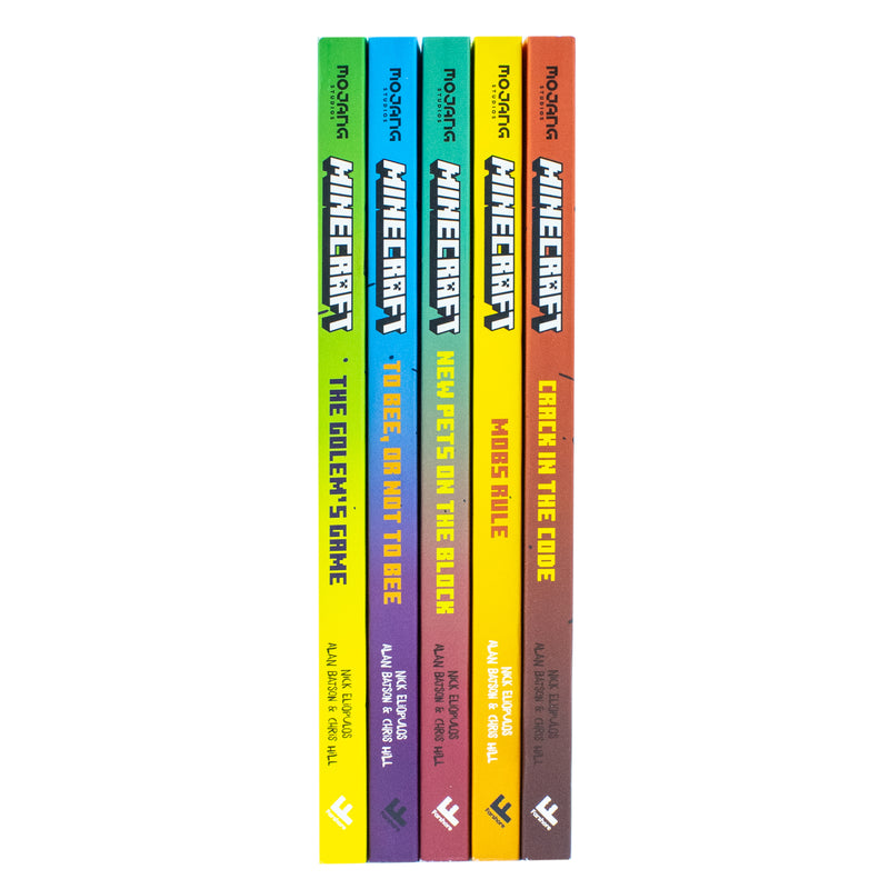 Minecraft Stonesword Saga Series 5 Books Set by Nick Eliopulos - The Book Bundle