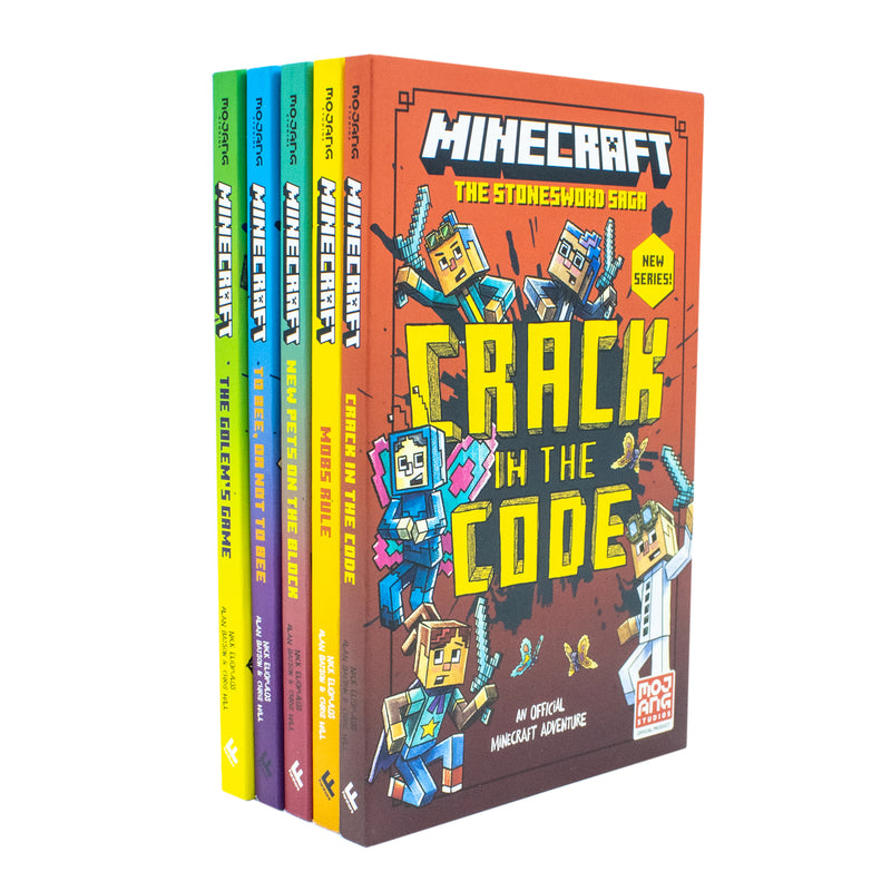 Minecraft Stonesword Saga Series 5 Books Set by Nick Eliopulos - The Book Bundle