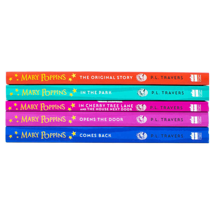 Mary Poppins The Complete Collection 5 Books Set by P. L. Travers - The Book Bundle