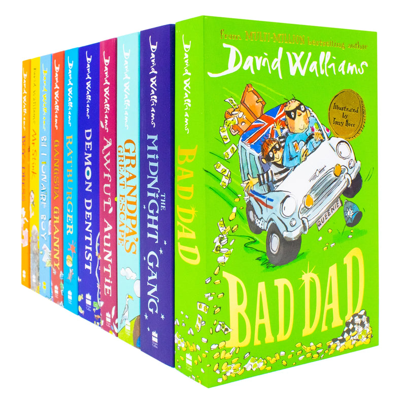 The World of David Walliams 10 Books Collection Box Set by David Walliams - Fiction - Paperback