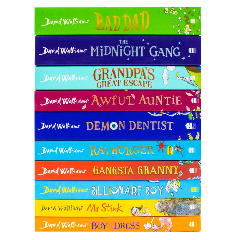 The World of David Walliams 10 Books Collection Box Set by David Walliams - Fiction - Paperback