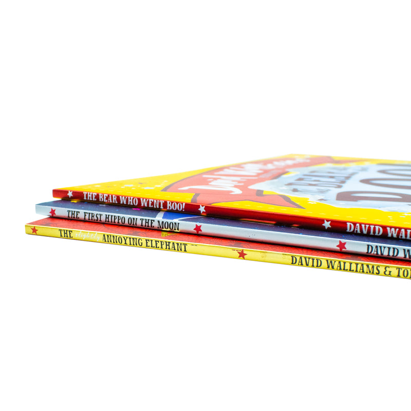 David Walliams Fabulous Stories For The Very Young 3 Picture Books Collection Box Set(The Slightly Annoying Elephant) - The Book Bundle