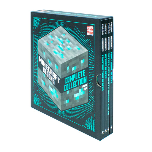 Minecraft Blocks Complete Collection x4 book set: The Definitive Illustrated Guide To Over 600 Blocks - The Book Bundle