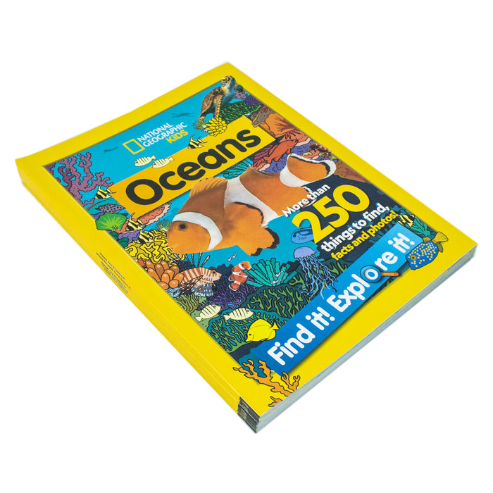 National Geographic Kids Find it! Explore it! 6 Books Collection Set(Animals, Oceans) - The Book Bundle
