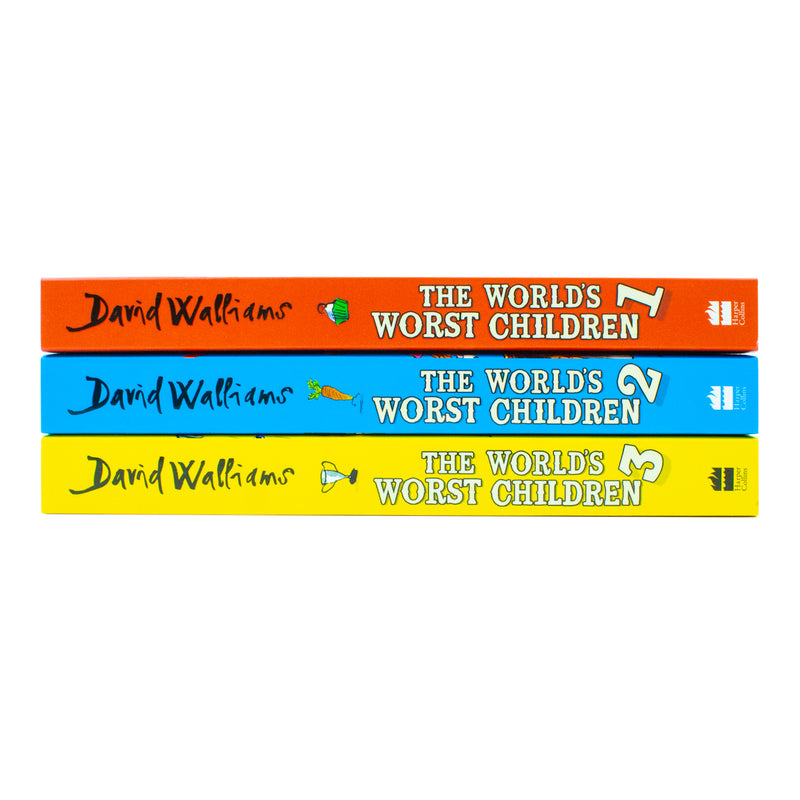 The World of David Walliams: The World’s Worst Children 1, 2 & 3 Box Set - The Book Bundle