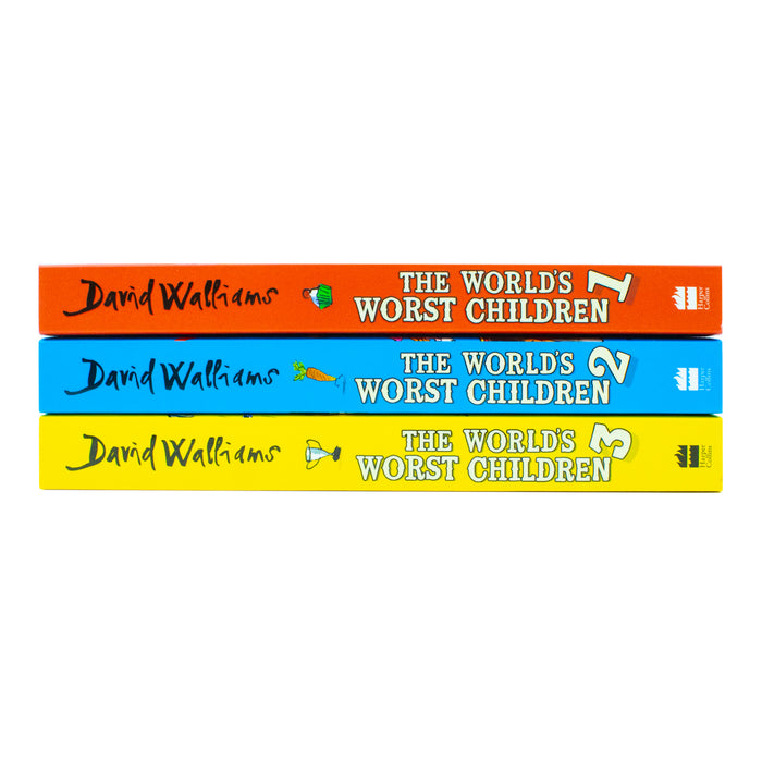 The World of David Walliams: The World’s Worst Children 1, 2 & 3 Box Set - The Book Bundle