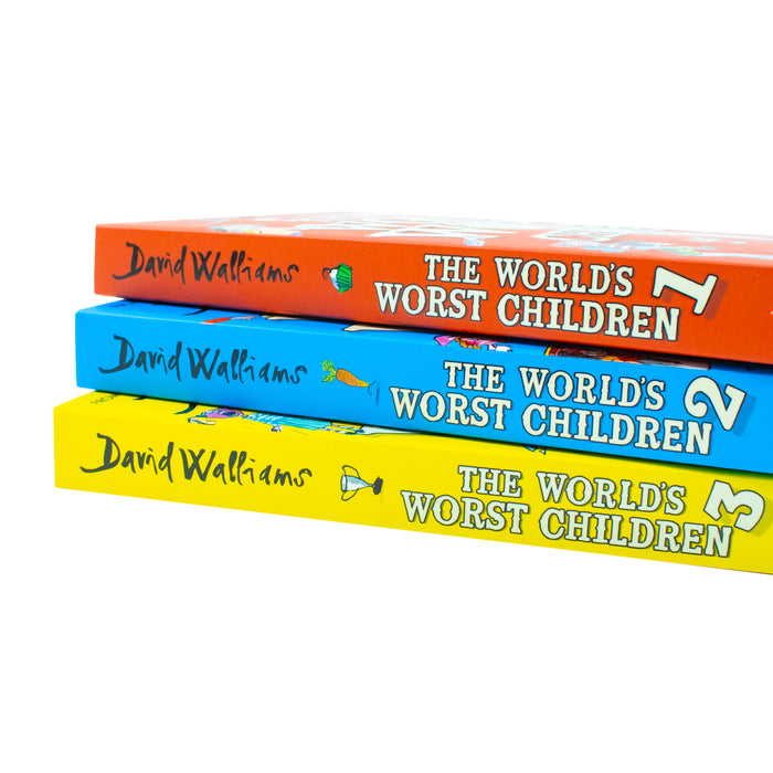 The World of David Walliams: The World’s Worst Children 1, 2 & 3 Box Set - The Book Bundle