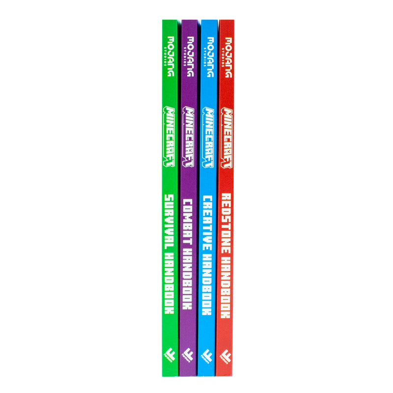 All New Official Minecraft Combat Handbook 4 Books Collection Set By Mojang AB Paperback - The Book Bundle